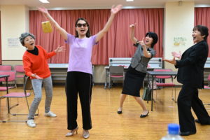 らむさん、ゆみさん、おにたん、溝口さん