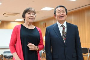 笑顔の堀越さんと溝口さん