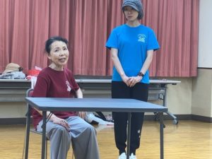 稽古写真　らむさん、おにたん