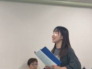 生き生きとした表情で演じる、ふみかちゃん