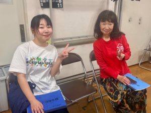 ふみかちゃん、みっちゃん