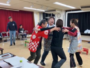 堀越さん、ゆみさん、あざみさん、美佳ちゃん、団長