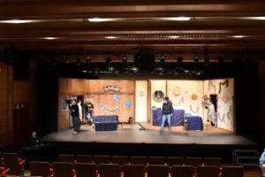 場当たり開始前。動きの確認中。