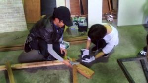 大道具を作成してくださる参加者の方